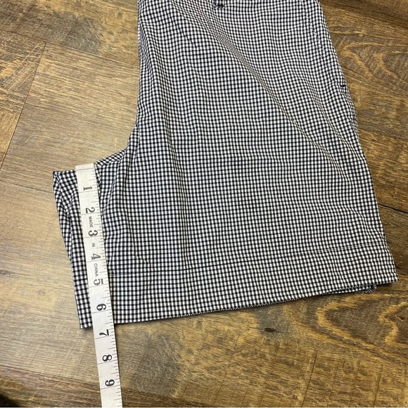 Talbots Women's Black White Gingham Check Chino Shorts Size 16 - Picture 6 of 9